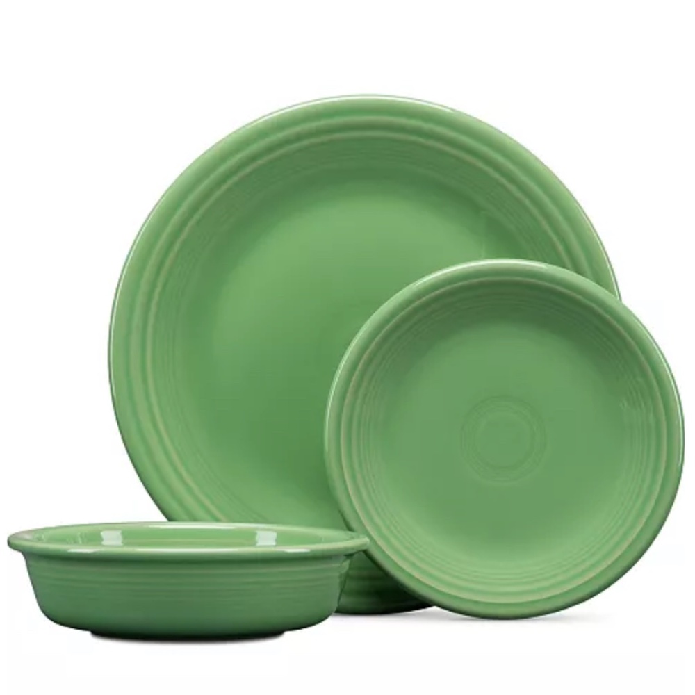 Fiesta Classic Rim 3-Piece Place Setting, Service for 1